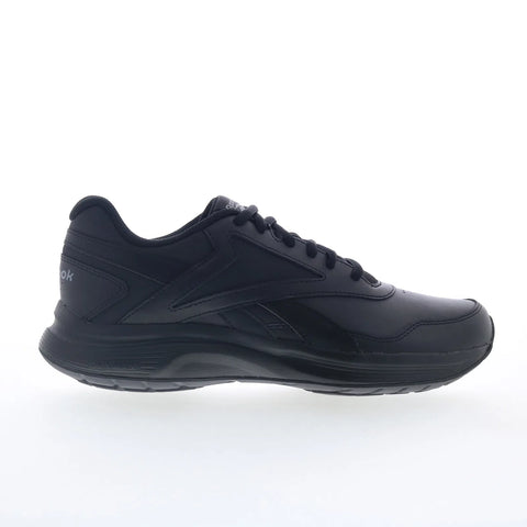 Reebok Walk Ultra 7 DMX Max Womens Black Leather Lifestyle Sneakers Shoes