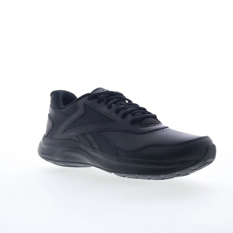 Reebok Walk Ultra 7 DMX Max Womens Black Leather Lifestyle Sneakers Shoes