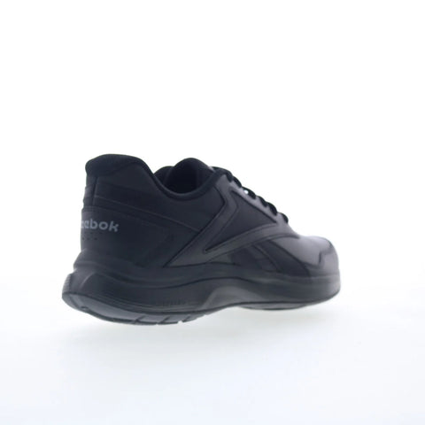 Reebok Walk Ultra 7 DMX Max Womens Black Leather Lifestyle Sneakers Shoes