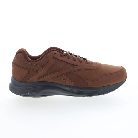 Reebok Walk Ultra 7 DMX MAX Mens Brown Extra Wide 4E Lifestyle Sneakers Shoes