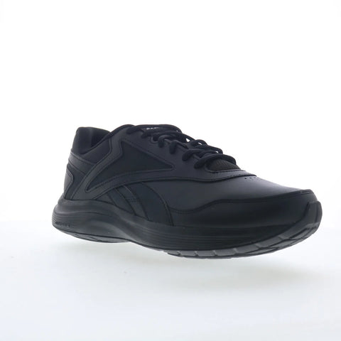 Reebok Walk Ultra 7 DMX Mens Black Extra Wide 4E Lifestyle Sneakers Shoes