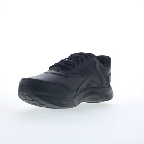 Reebok Walk Ultra 7 DMX Mens Black Extra Wide 4E Lifestyle Sneakers Shoes