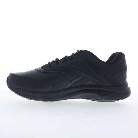 Reebok Walk Ultra 7 DMX Mens Black Extra Wide 4E Lifestyle Sneakers Shoes