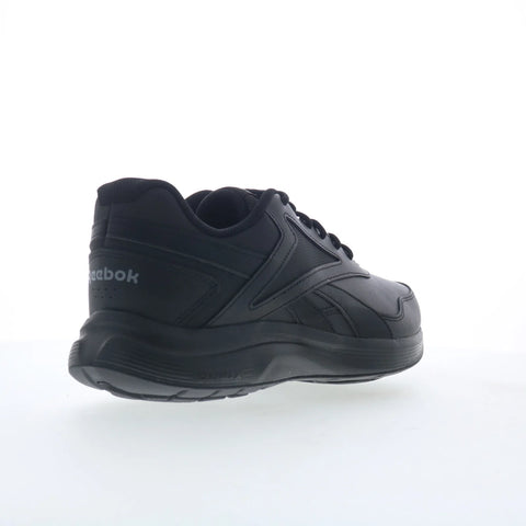 Reebok Walk Ultra 7 DMX Mens Black Extra Wide 4E Lifestyle Sneakers Shoes