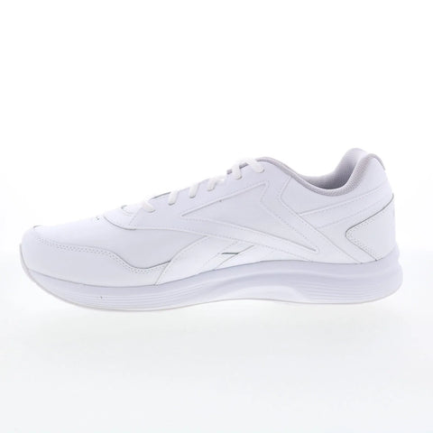 Reebok Walk Ultra 7 DMX Mens White Extra Wide 4E Lifestyle Sneakers Shoes
