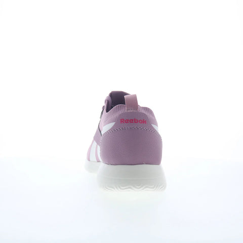 Reebok Walkawhile Womens Purple Canvas Lace Up Lifestyle Sneakers Shoes