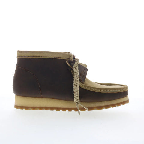 Clarks Walla Boot RB 26183755 Mens Brown Leather Lace Up Chukkas Boots