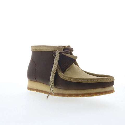Clarks Walla Boot RB 26183755 Mens Brown Leather Lace Up Chukkas Boots