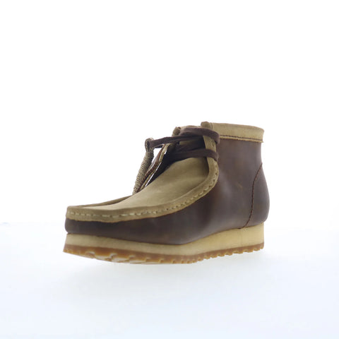 Clarks Walla Boot RB 26183755 Mens Brown Leather Lace Up Chukkas Boots