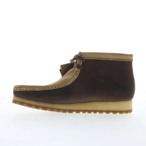 Clarks Walla Boot RB 26183755 Mens Brown Leather Lace Up Chukkas Boots