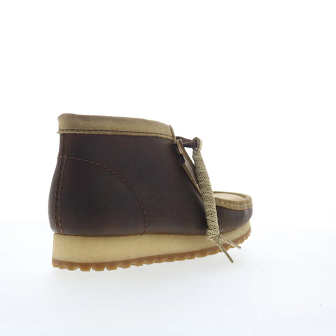 Clarks Walla Boot RB 26183755 Mens Brown Leather Lace Up Chukkas Boots