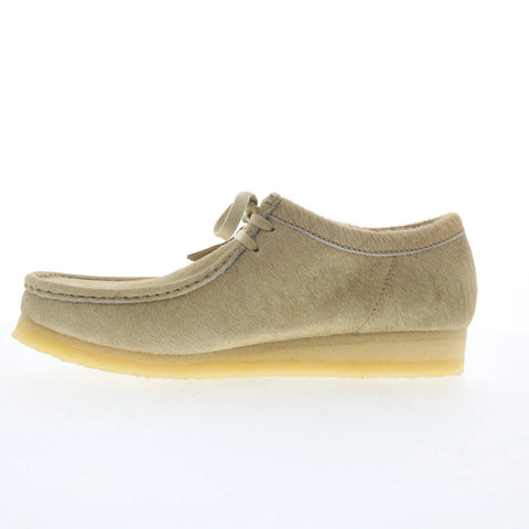 Clarks Wallabee 26173635 Mens Beige Oxfords & Lace Ups Casual Shoes