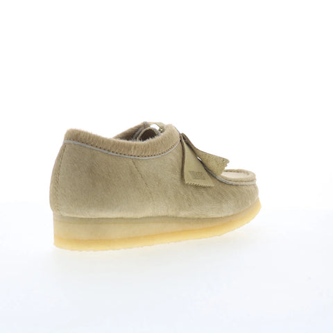 Clarks Wallabee 26173635 Mens Beige Oxfords & Lace Ups Casual Shoes