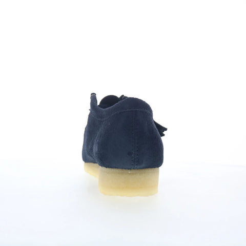 Clarks Wallabee 26185561 Mens Blue Suede Oxfords & Lace Ups Casual Shoes