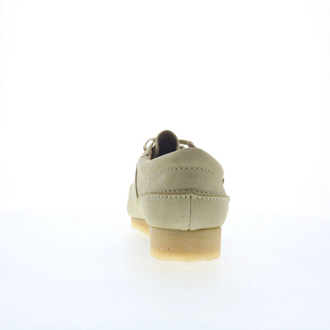 Clarks Wallabee Boat 26175753 Mens Beige Oxfords & Lace Ups Casual Shoes