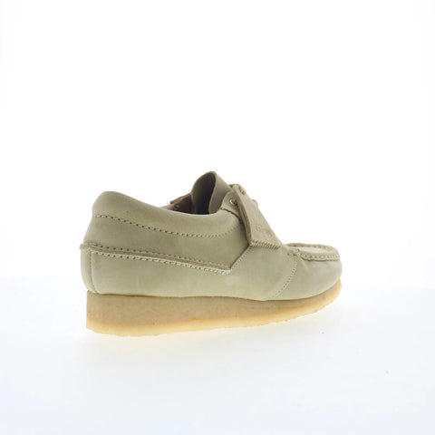 Clarks Wallabee Boat 26175753 Mens Beige Oxfords & Lace Ups Casual Shoes