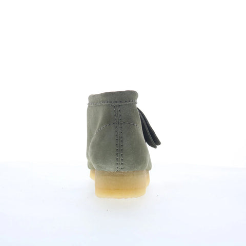 Clarks Wallabee Boot 26179160 Womens Green Suede Lace Up Chukkas Boots