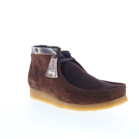 Clarks Wallabee Boot 26178217 Mens Brown Leather Lace Up Chukkas Boots