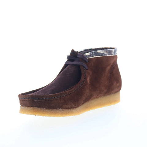 Clarks Wallabee Boot 26178217 Mens Brown Leather Lace Up Chukkas Boots