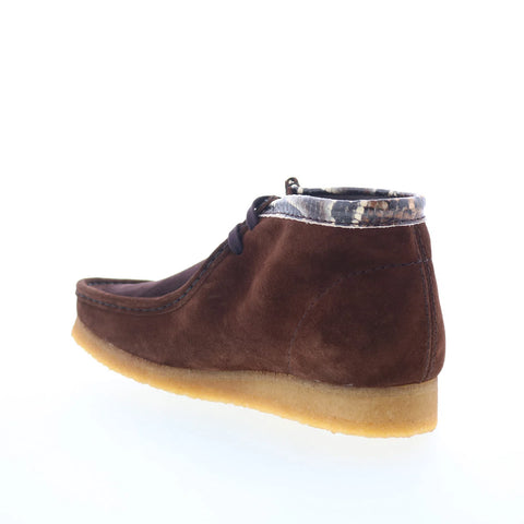 Clarks Wallabee Boot 26178217 Mens Brown Leather Lace Up Chukkas Boots