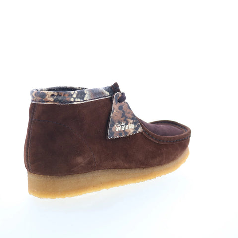 Clarks Wallabee Boot 26178217 Mens Brown Leather Lace Up Chukkas Boots
