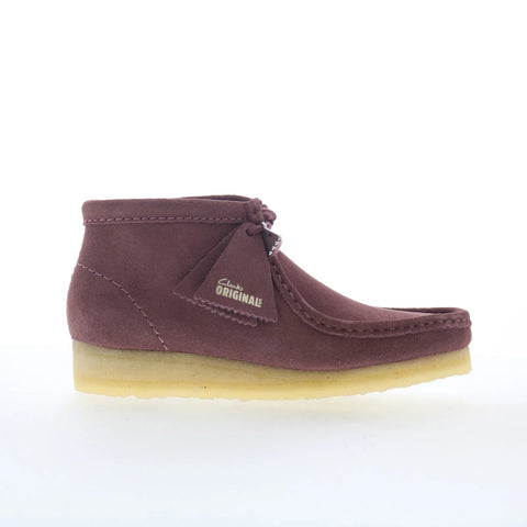 Clarks Wallabee Boot 26183773 Womens Pink Suede Lace Up Chukkas Boots