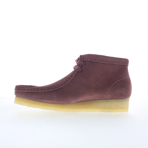 Clarks Wallabee Boot 26183773 Womens Pink Suede Lace Up Chukkas Boots