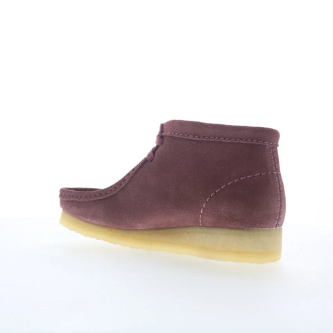 Clarks Wallabee Boot 26183773 Womens Pink Suede Lace Up Chukkas Boots