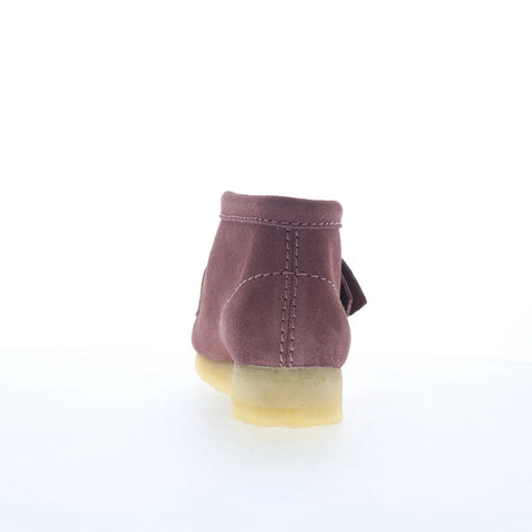 Clarks Wallabee Boot 26183773 Womens Pink Suede Lace Up Chukkas Boots