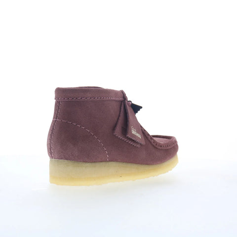 Clarks Wallabee Boot 26183773 Womens Pink Suede Lace Up Chukkas Boots