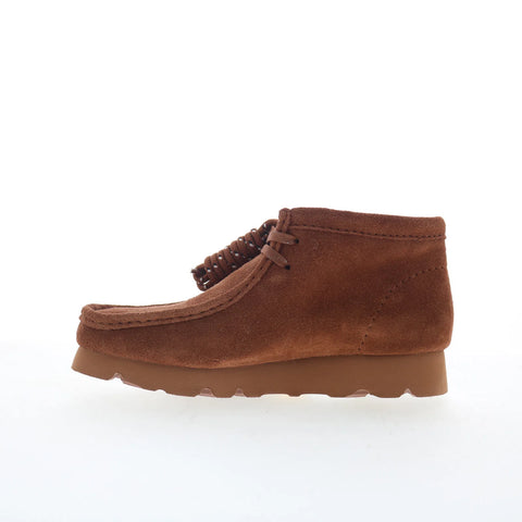 Clarks Wallabee Boot GTX 26177864 Womens Brown Suede Lace Up Chukkas Boots