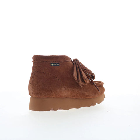 Clarks Wallabee Boot GTX 26177864 Womens Brown Suede Lace Up Chukkas Boots