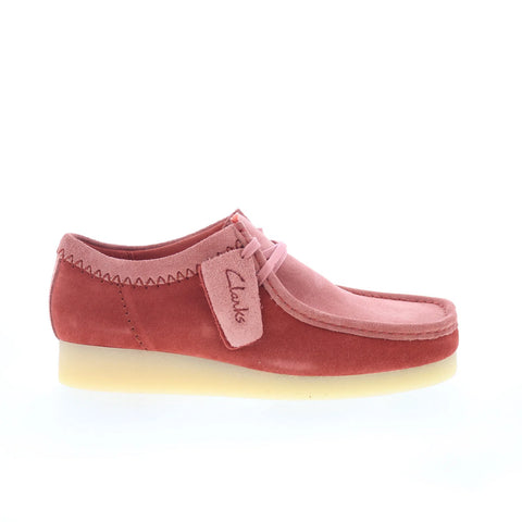 Clarks Wallabee EVO 26176847 Mens Pink Oxfords & Lace Ups Casual Shoes