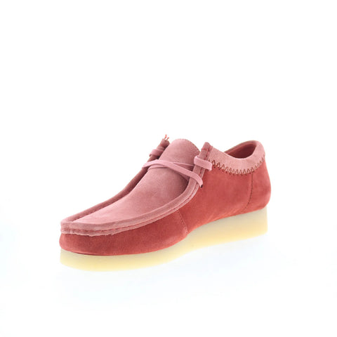 Clarks Wallabee EVO 26176847 Mens Pink Oxfords & Lace Ups Casual Shoes