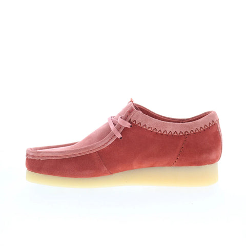 Clarks Wallabee EVO 26176847 Mens Pink Oxfords & Lace Ups Casual Shoes