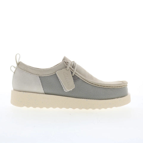 Clarks Wallabee FTR2 LO 26181390 Mens White Oxfords & Lace Ups Casual Shoes