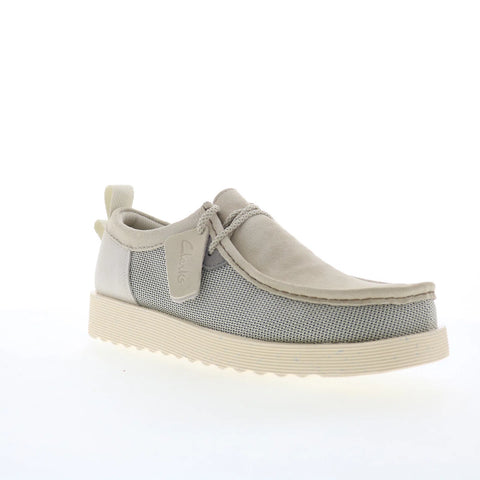 Clarks Wallabee FTR2 LO 26181390 Mens White Oxfords & Lace Ups Casual Shoes