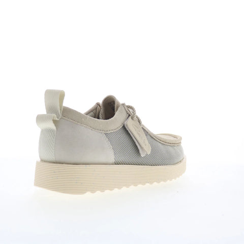Clarks Wallabee FTR2 LO 26181390 Mens White Oxfords & Lace Ups Casual Shoes