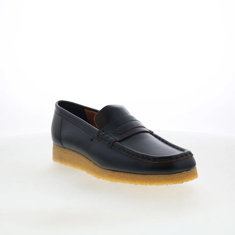Clarks Wallabee Loafer 26177721 Womens Black Loafers & Slip Ons Casual Shoes