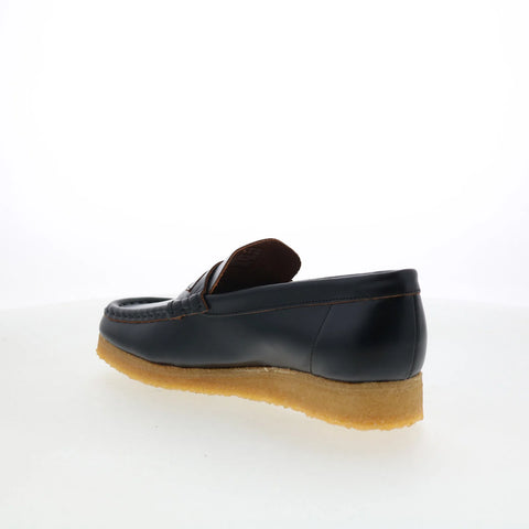 Clarks Wallabee Loafer 26177721 Womens Black Loafers & Slip Ons Casual Shoes