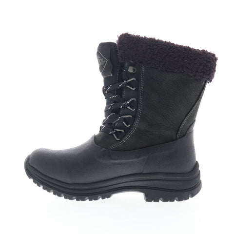 Original Muck Arctic Apres Lace WALM000 Womens Black Leather Winter Boots