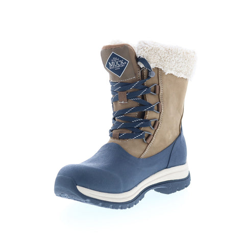 Original Muck Arctic Apres Lace WALM201 Womens Blue Suede Winter Boots