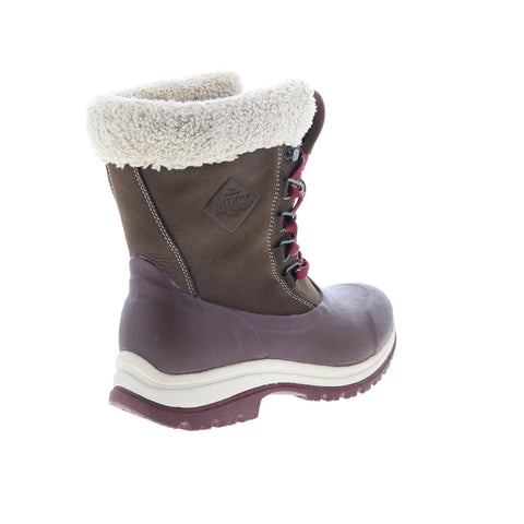Original Muck Arctic Apres Lace WALM600 Womens Burgundy Leather Winter Boots
