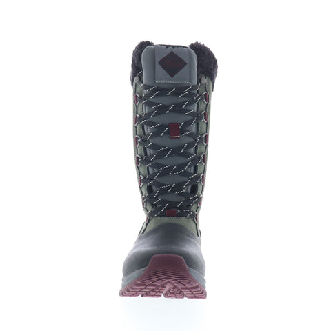 Original Muck Arctic Apres Lace Tall WALT100 Womens Gray Leather Winter Boots