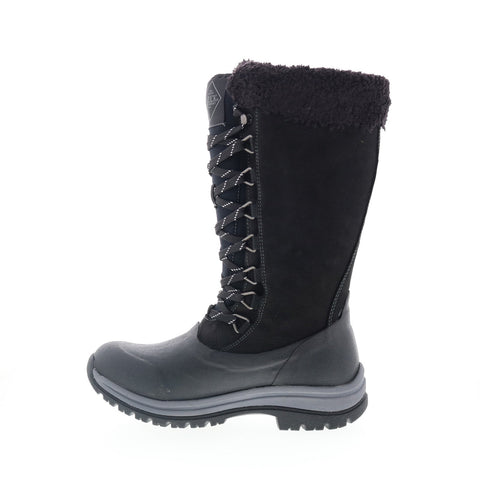 Original Muck Arctic Apres Lace Tall WALT000 Womens Black Leather Winter Boots