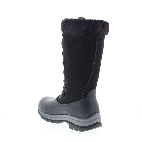 Original Muck Arctic Apres Lace Tall WALT000 Womens Black Leather Winter Boots