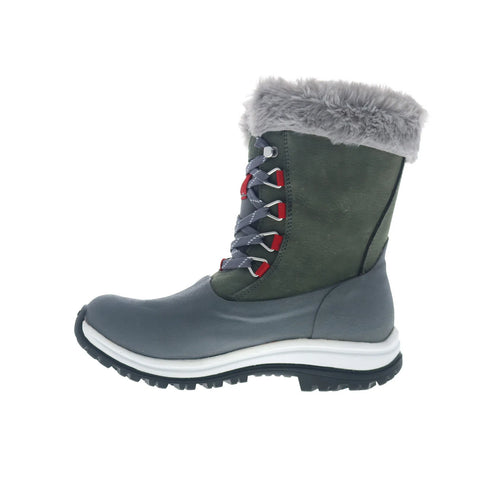 Original Muck Apres Lace Up Arctic Grip WP WALV100 Womens Gray Snow Boots