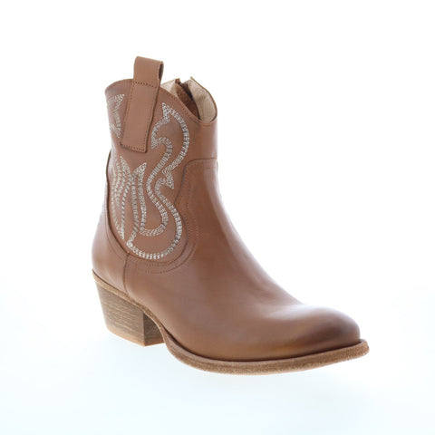 Fly London Wami WAMI092FLY-003 Womens Brown Leather Ankle & Booties Boots