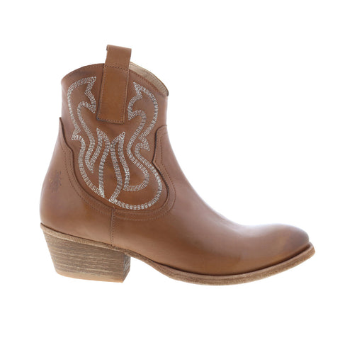 Fly London Wami WAMI092FLY-003 Womens Brown Leather Ankle & Booties Boots