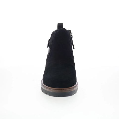 Softwalk Waneta S2370-003 Womens Black Leather Zipper Ankle & Booties Boots